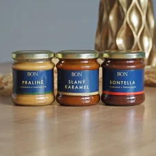 BON TRIO - Slaný karamel & Praliné & Bontella